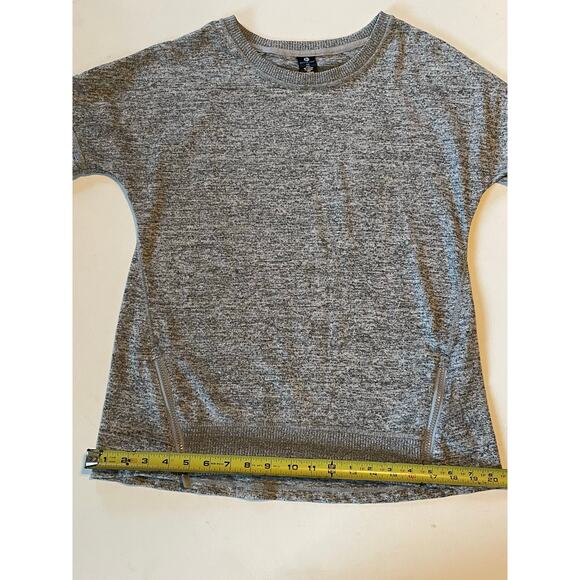 Active Life Heather Grey Side Zip Sweatshirt Pullover Size Large athleisure - Picture 5 of 10